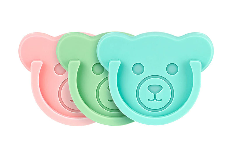Cute Bear Style Silicone Grip Stand-three colors