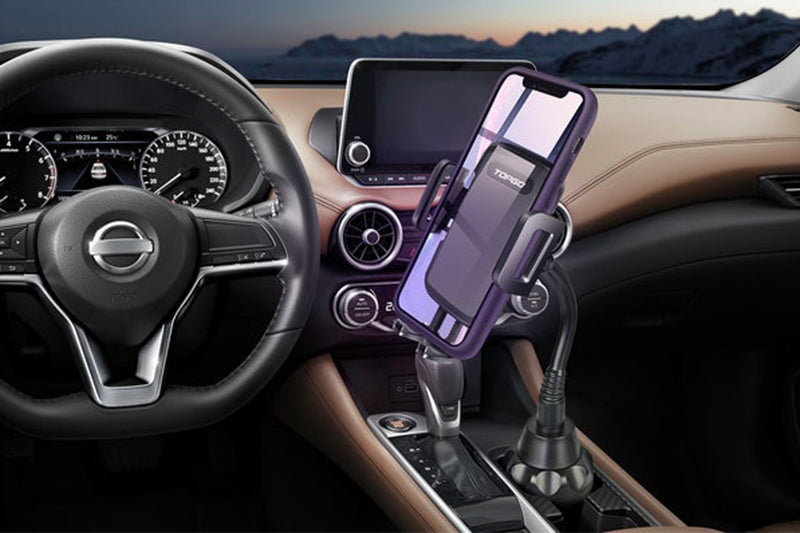 cup holder phone mount in the car