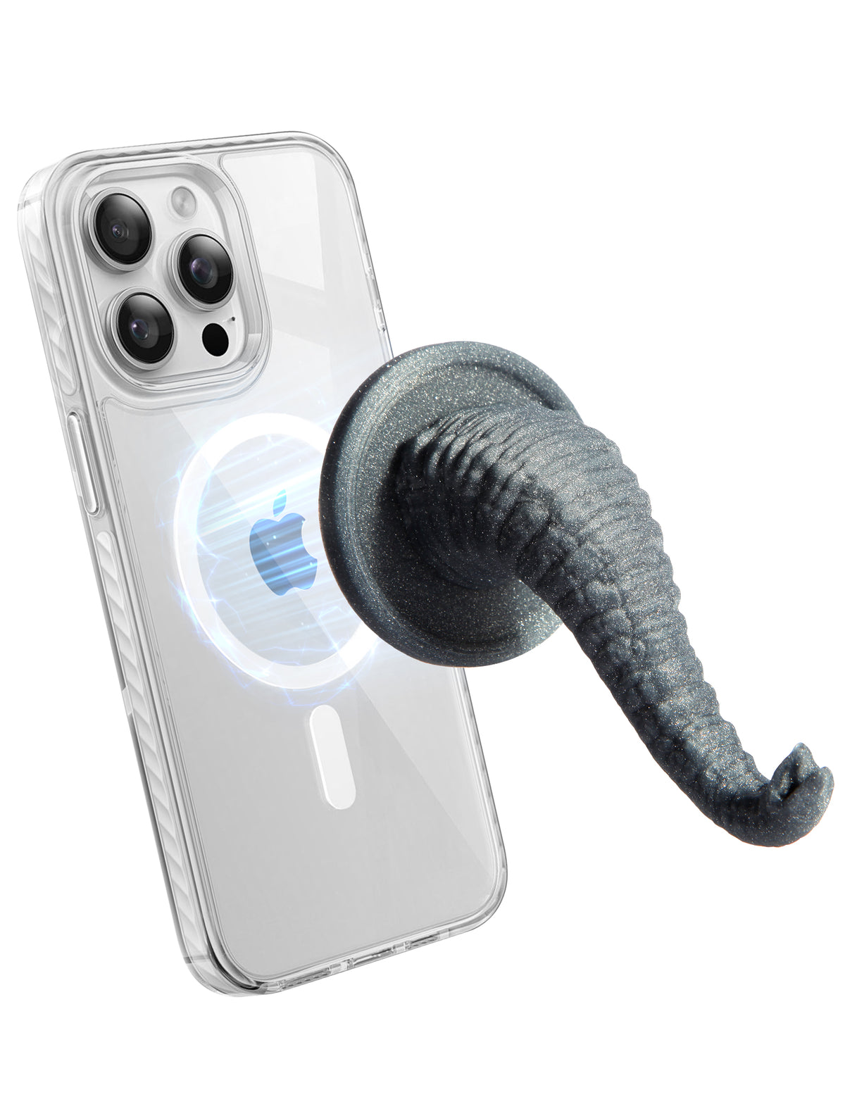 Topgo Magnetischer 2IN1 Haken &amp; Halter, 360 Grad drehbarer Saugnapf Handyhalter, Kreuzfahrtschiff-Haken und Flugzeug-Reisezubehör, Videorekord-Kit kompatibel mit Magsafe, Grill- und Kühlschrankhaken