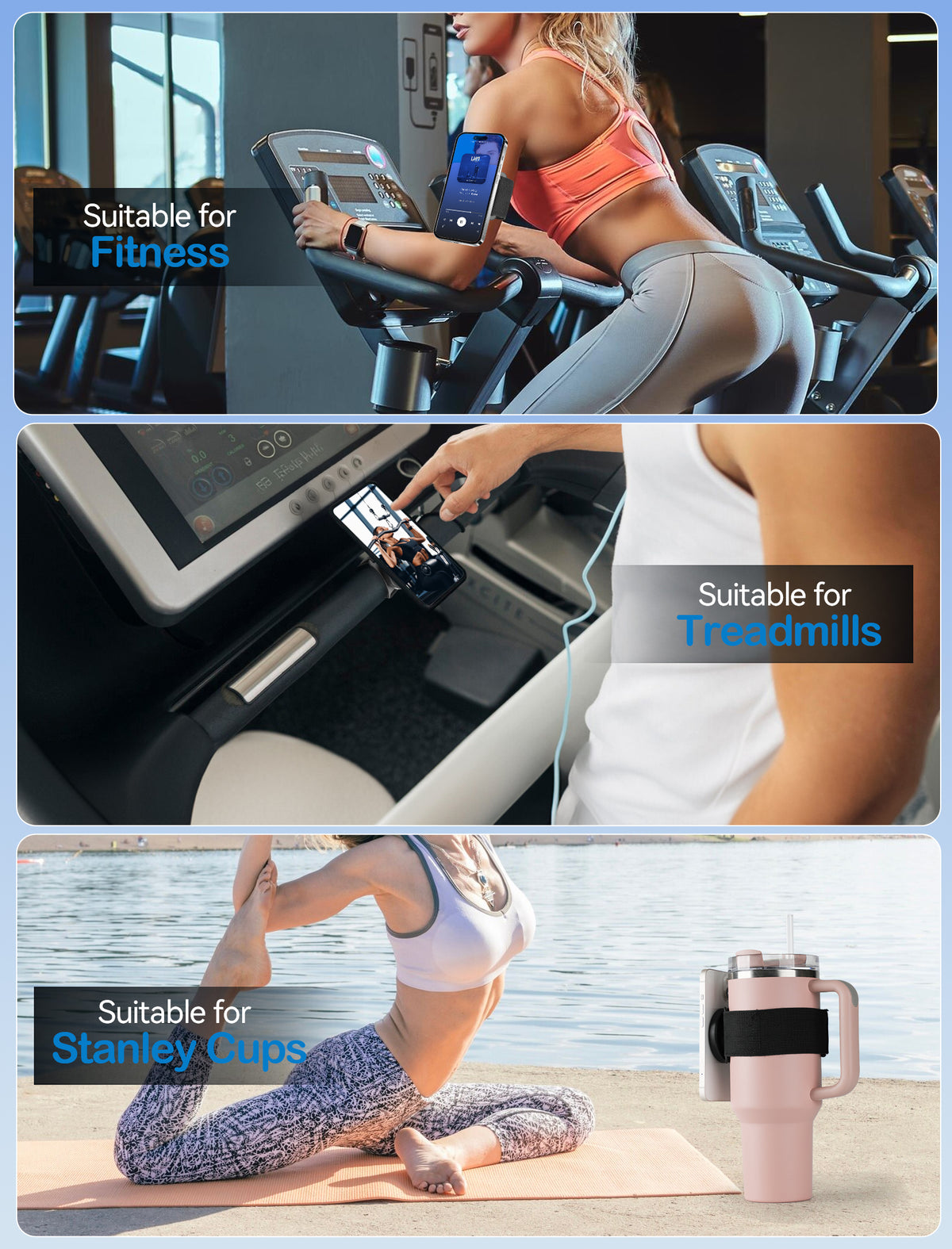 TOPGO Laufende Telefonhalterung für iPhone [360° Rotatable &amp; Upgrade Anti-Drop] Magnetische Handgelenk-Telefonhalterung, Armband-Handyhalter kompatibel mit MagSafe iPhone 16 Pro Max und Android