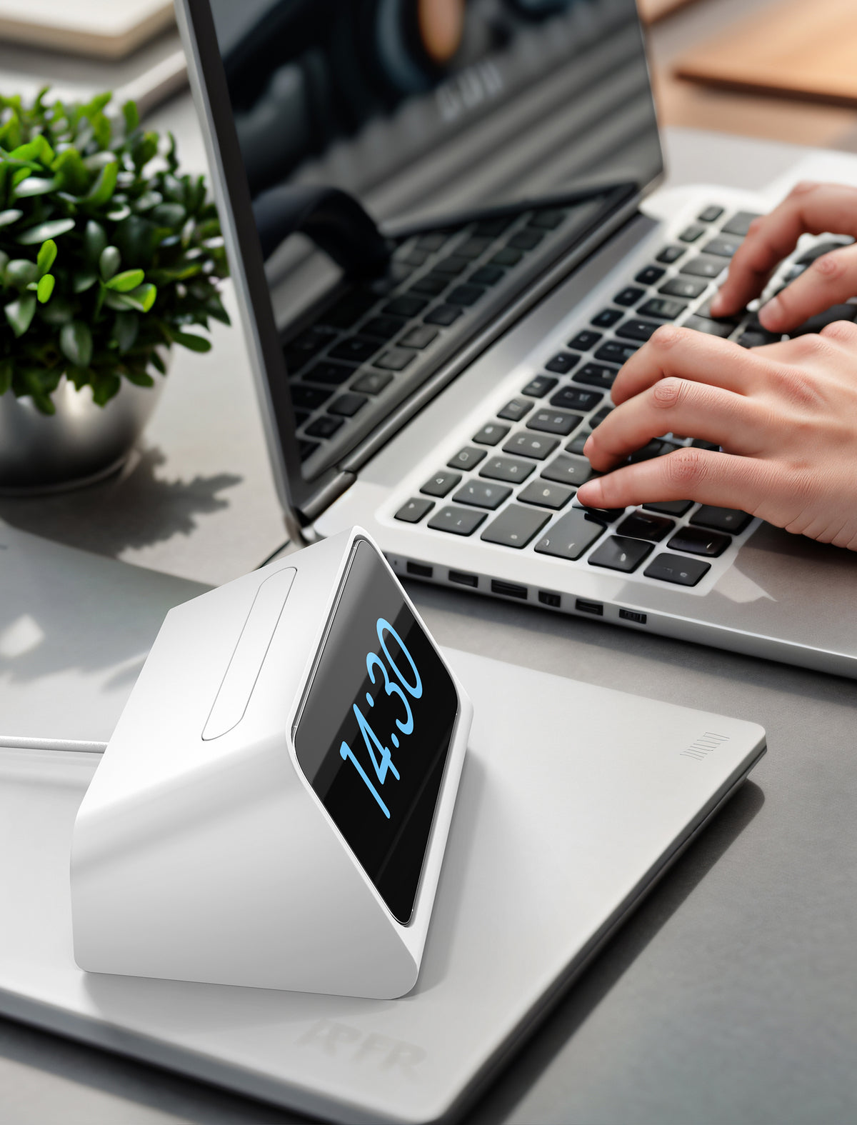 Dock in modalità standby per iPhone con caricatore Magsafe