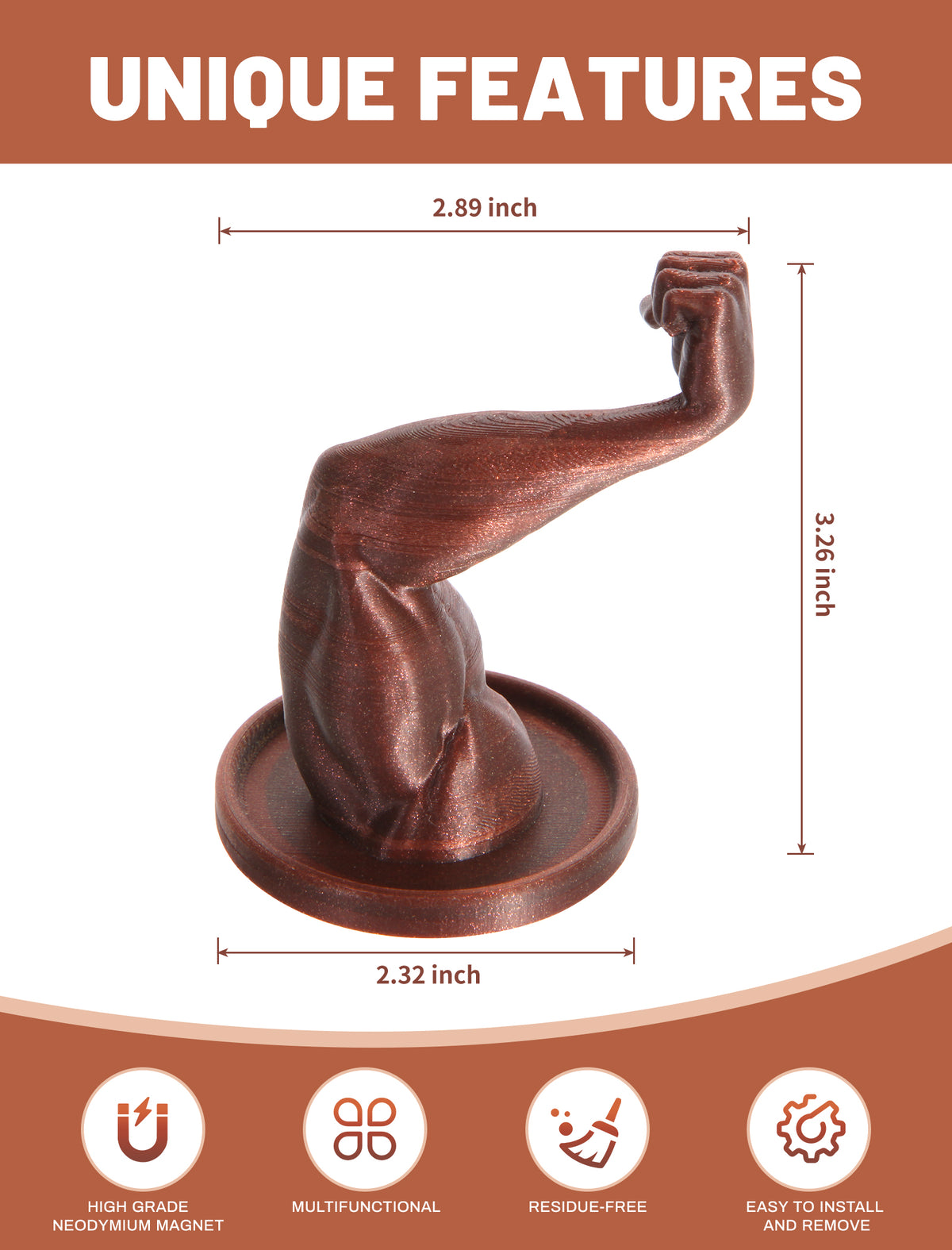 TOPGO Hakenhalter Magnetischer Haken, Kreuzfahrt-Haken zum Aufhängen, Magnetischer Haken für Kabinen, Grill, Magnetischer Handy-Ständer, Kompatibel mit MagSafe für iPhone 11/12/13/14/15