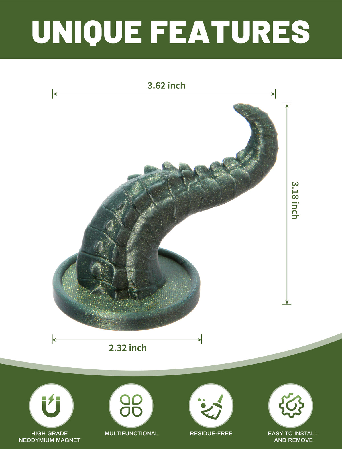 TOPGO Hakenhalter Magnetischer Haken, Kreuzfahrt-Haken zum Aufhängen, Magnetischer Haken für Kabinen, Grill, Magnetischer Handy-Ständer, Kompatibel mit MagSafe für iPhone 11/12/13/14/15