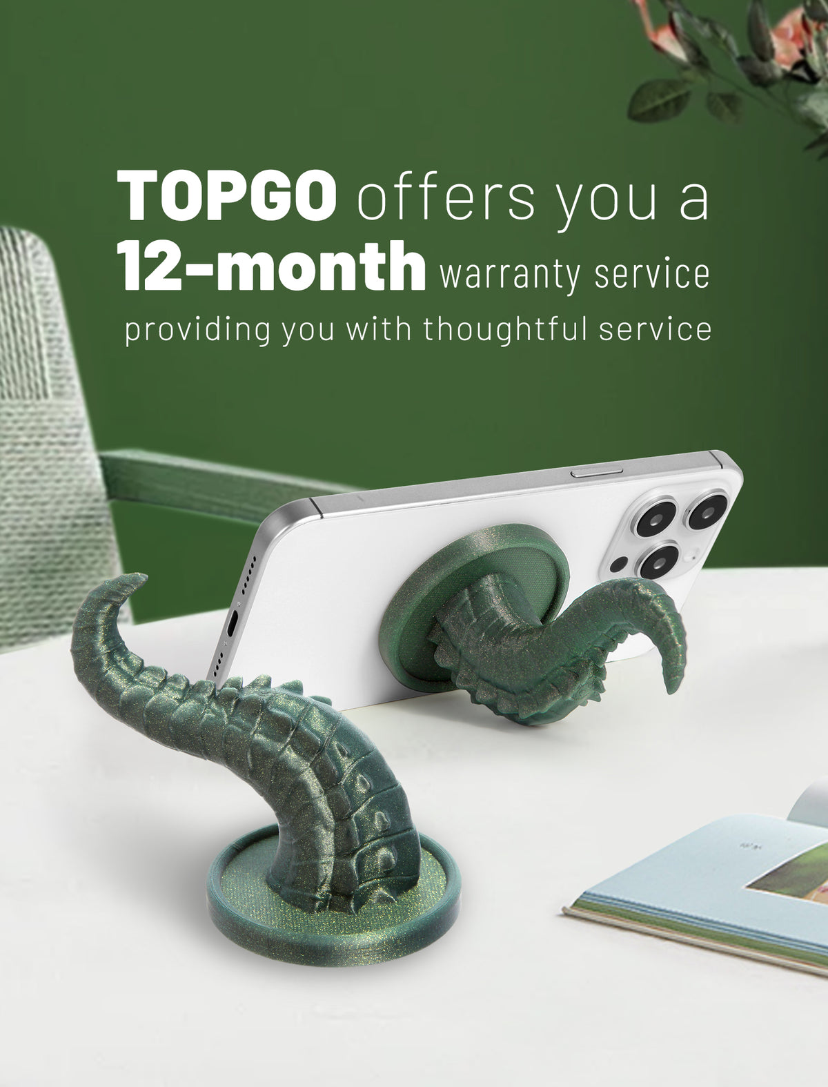 TOPGO Hakenhalter Magnetischer Haken, Kreuzfahrt-Haken zum Aufhängen, Magnetischer Haken für Kabinen, Grill, Magnetischer Handy-Ständer, Kompatibel mit MagSafe für iPhone 11/12/13/14/15