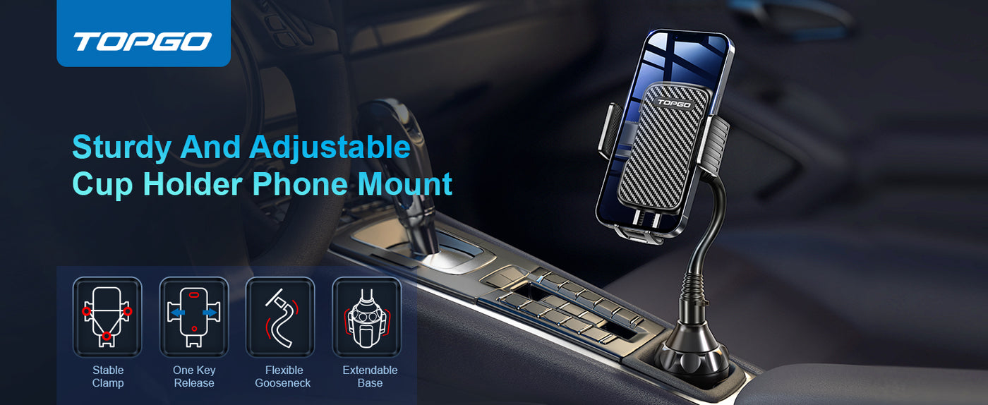 Cup Phone Holder for car Universal Gooseneck cup holder phone holders