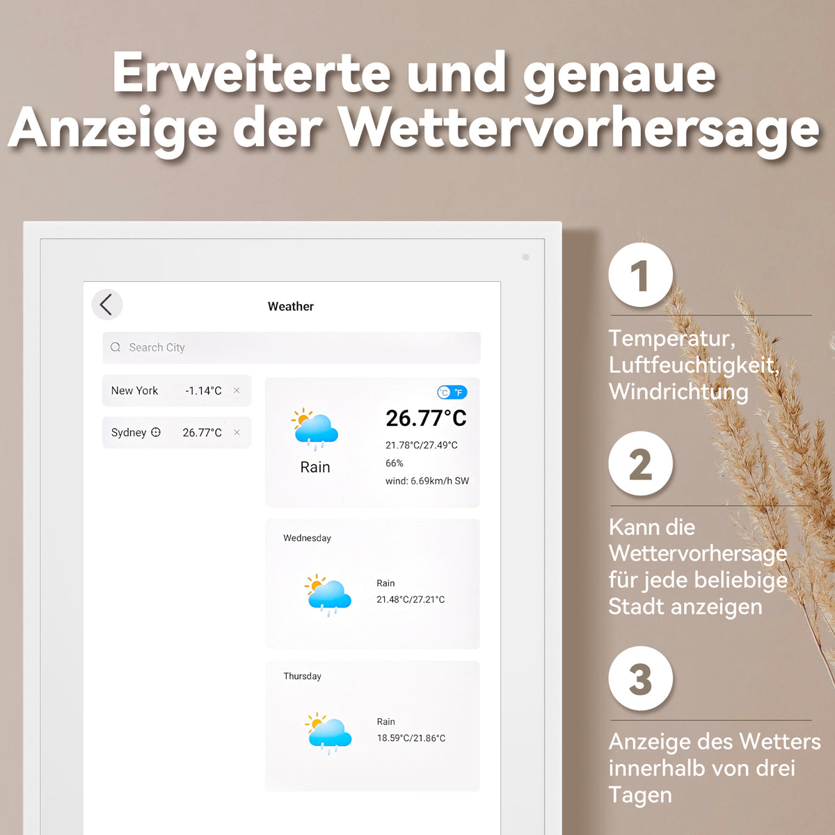 TOPGO Digitaler Kalender, 10.1 Zoll Elektronischer kalender mit Fotos für Videofreigabe, Digitale Planer mit Tischständer, Intelligenter Familie/Büro/Schule/Veranstaltungspläne