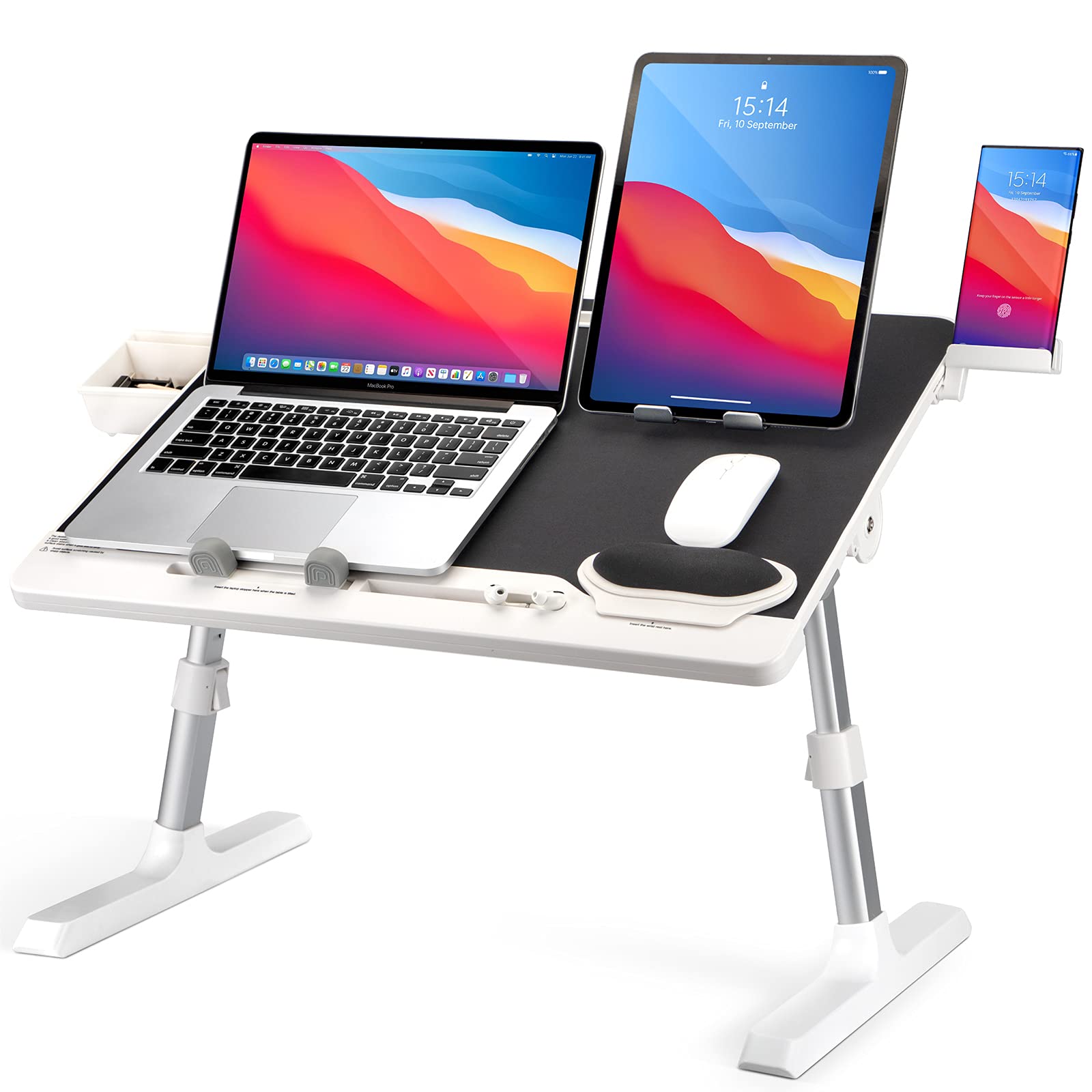 Mesa con bandeja para cama para computadora portátil