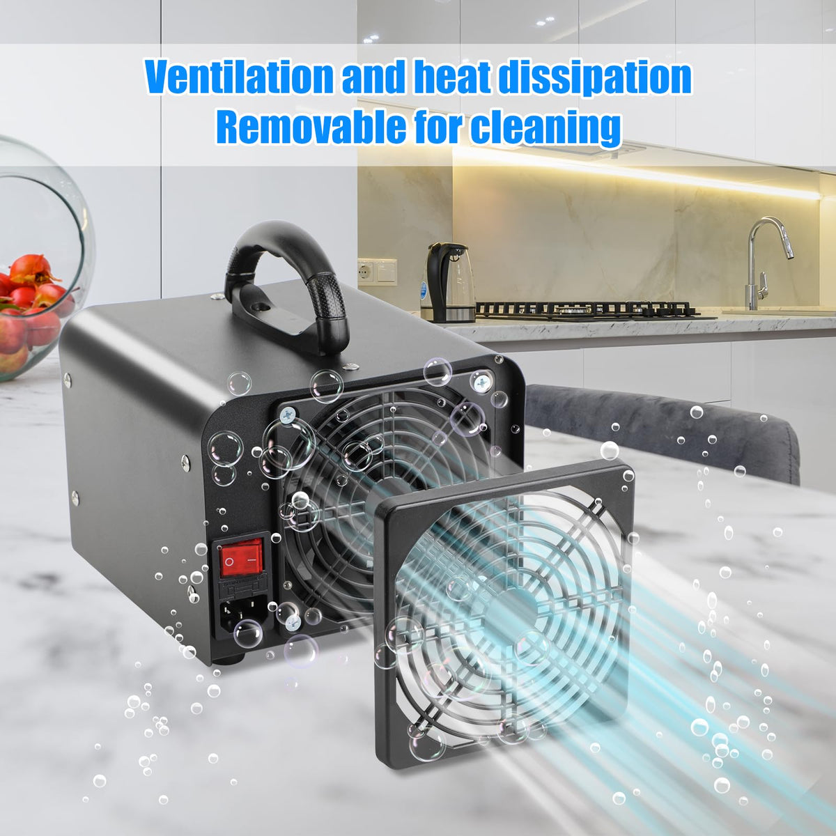 منقي هواء عالي السعة، 30,000 ملغ/ساعة منقي هواء، معقم مزيل روائح للحيوانات الأليفة، سيارات، تجديد، منقيات هواء للفنادق والمكاتب