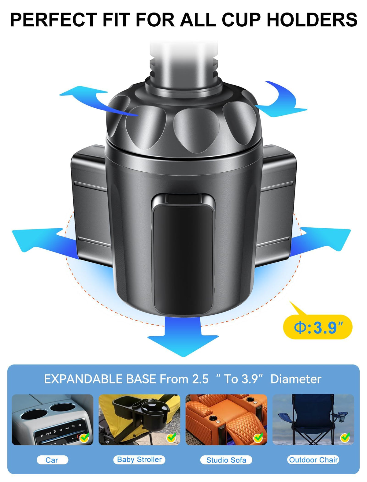 Portabicchieri per seggiolino auto per bambini