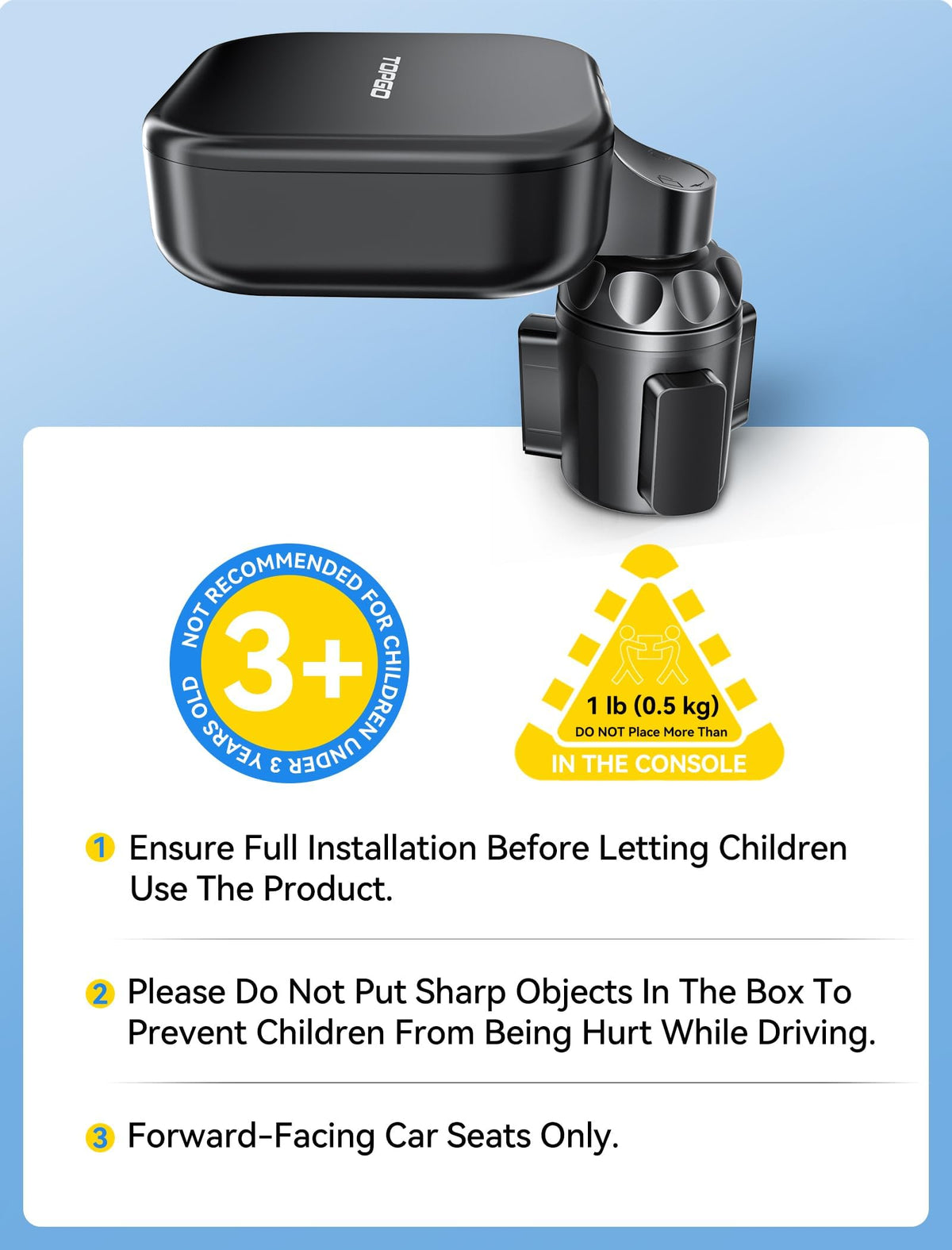 Portabicchieri per seggiolino auto per bambini