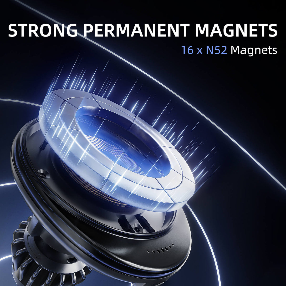 Caricabatterie da auto MagSafe compatibile per iPhone 14/13/12